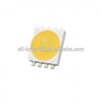 6w smd 7075 white color high power led chip