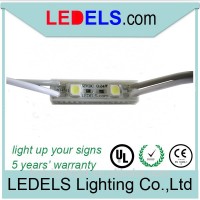 12V 0.24w UL IP67 epoxy slim 2led modules for mini letter signs waterproof 5 years warranty